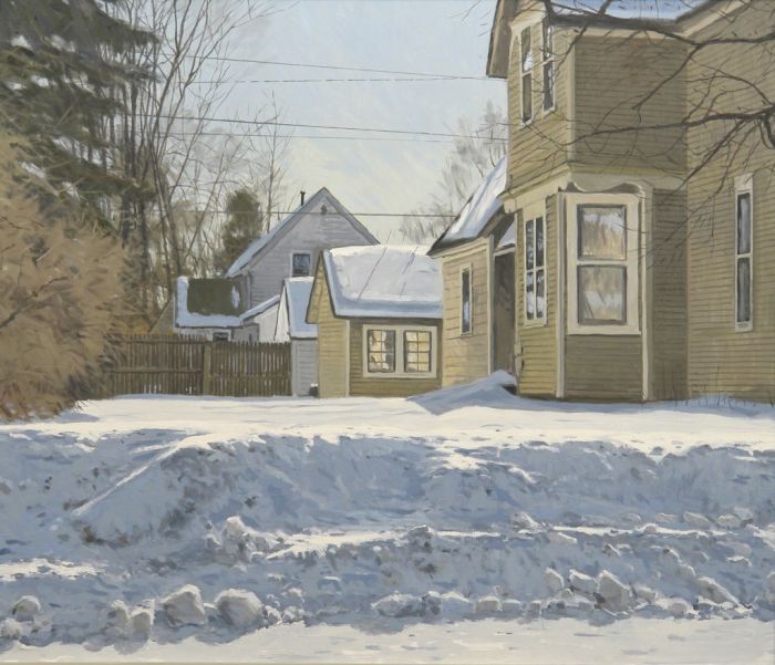 Fred Anderson"House on Second Ave," 2012oil on panel30 x 35Ó