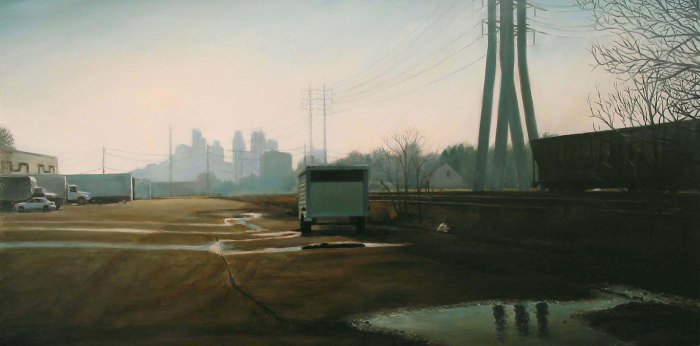 Parking Lot near Train Tracks (Photo courtesy Michael Banning)