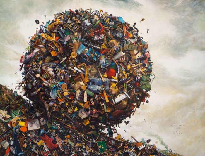 Chester Arnold: Thy Kingdom Come II, 1999. Oil on canvas. (di Rosa Art Museum)